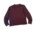 Maroon Thermal Henley