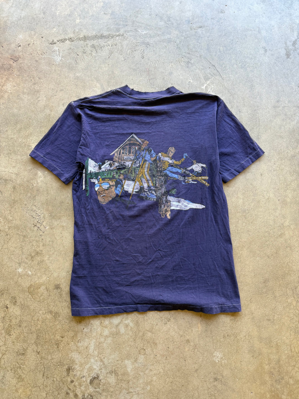 Park City, Utah Slopes Pocket Tee