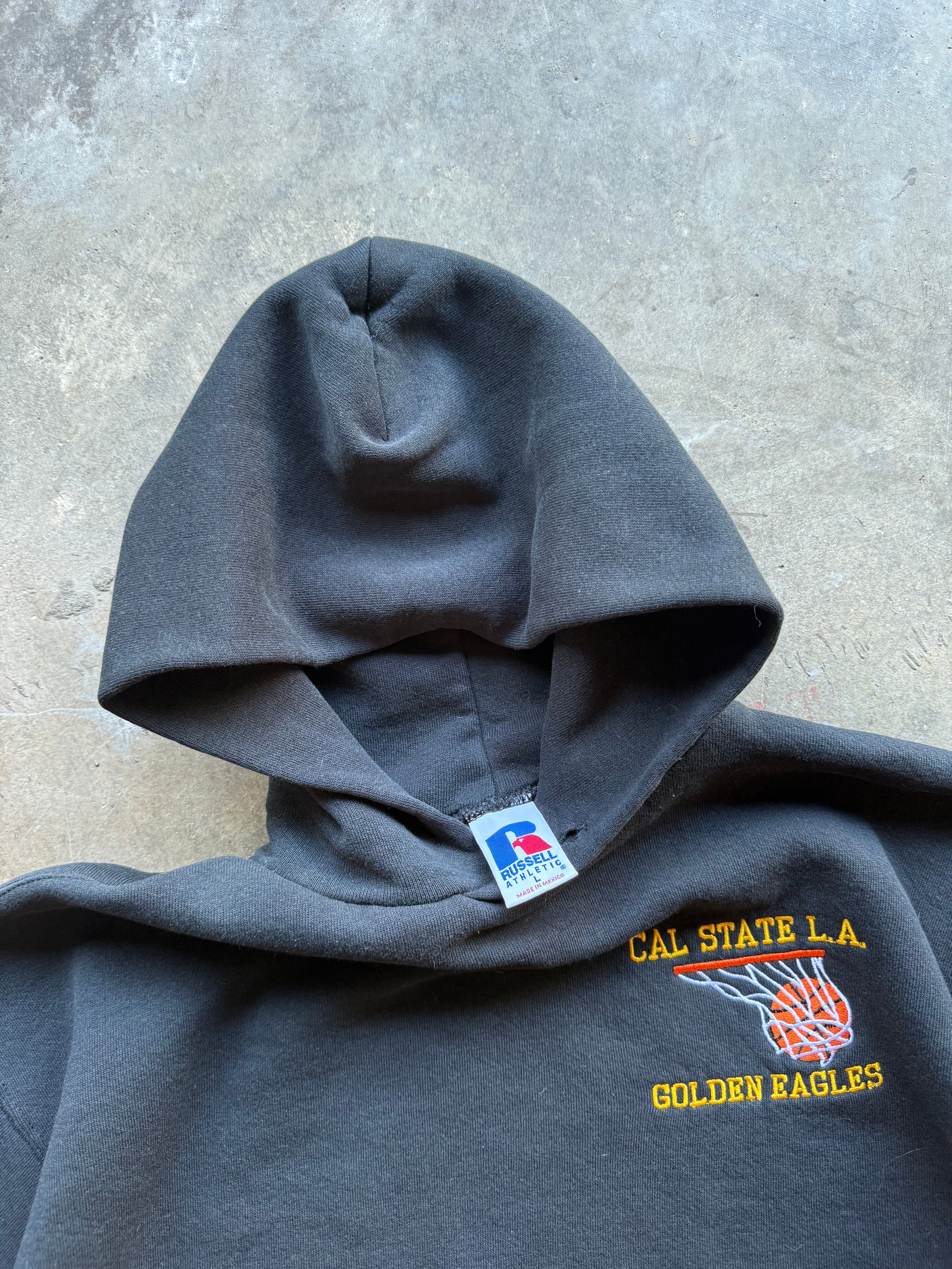 Black “Cal State LA” Russell Hoodie