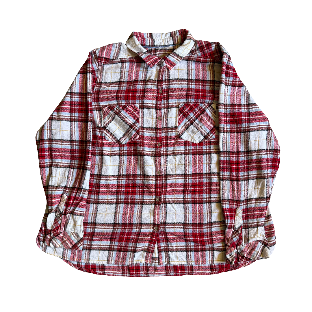 Red Cotton Flannel