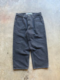 Black Baggy Anchor Blue Jeans