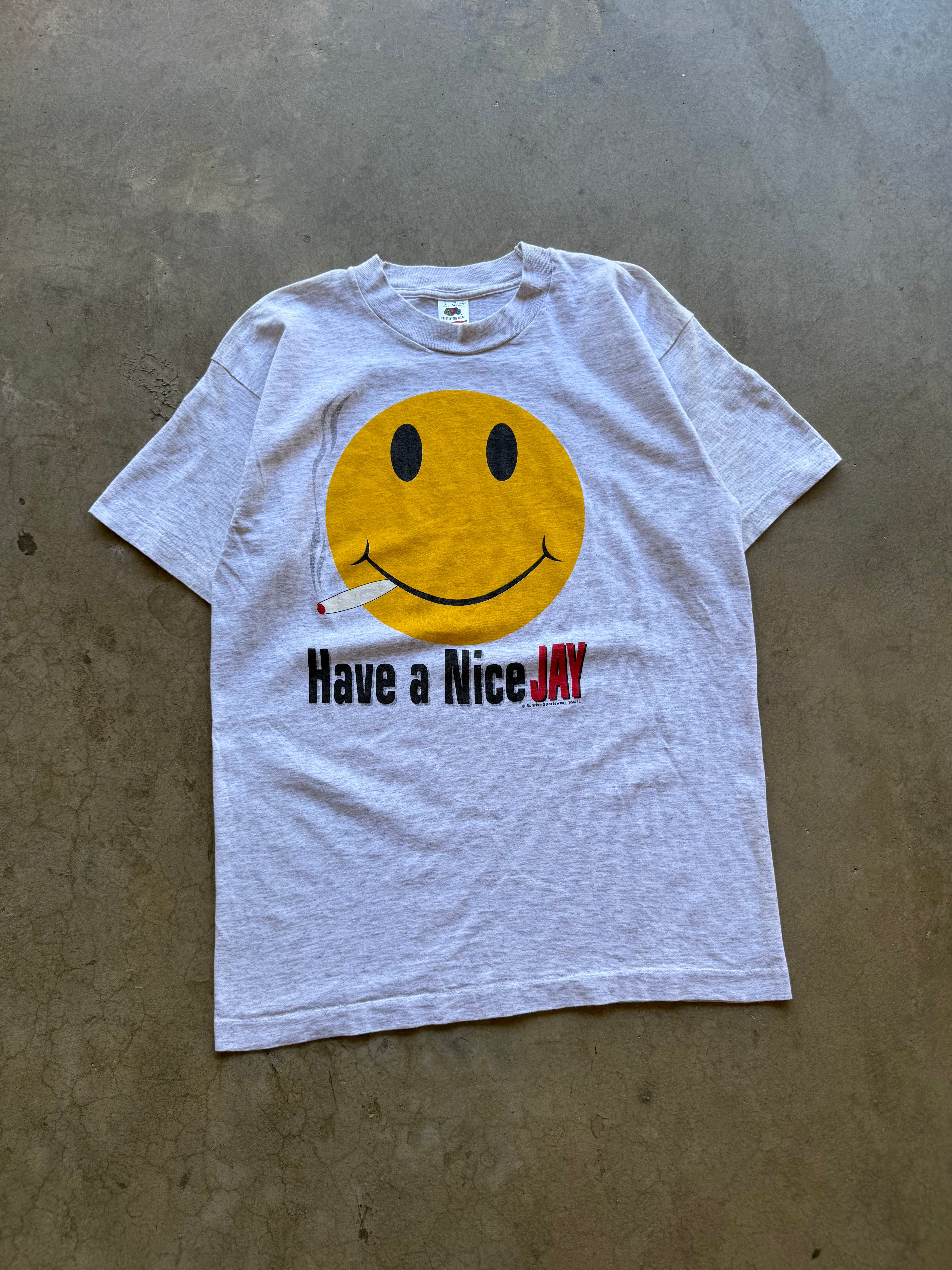 Smoking Smiley Tee