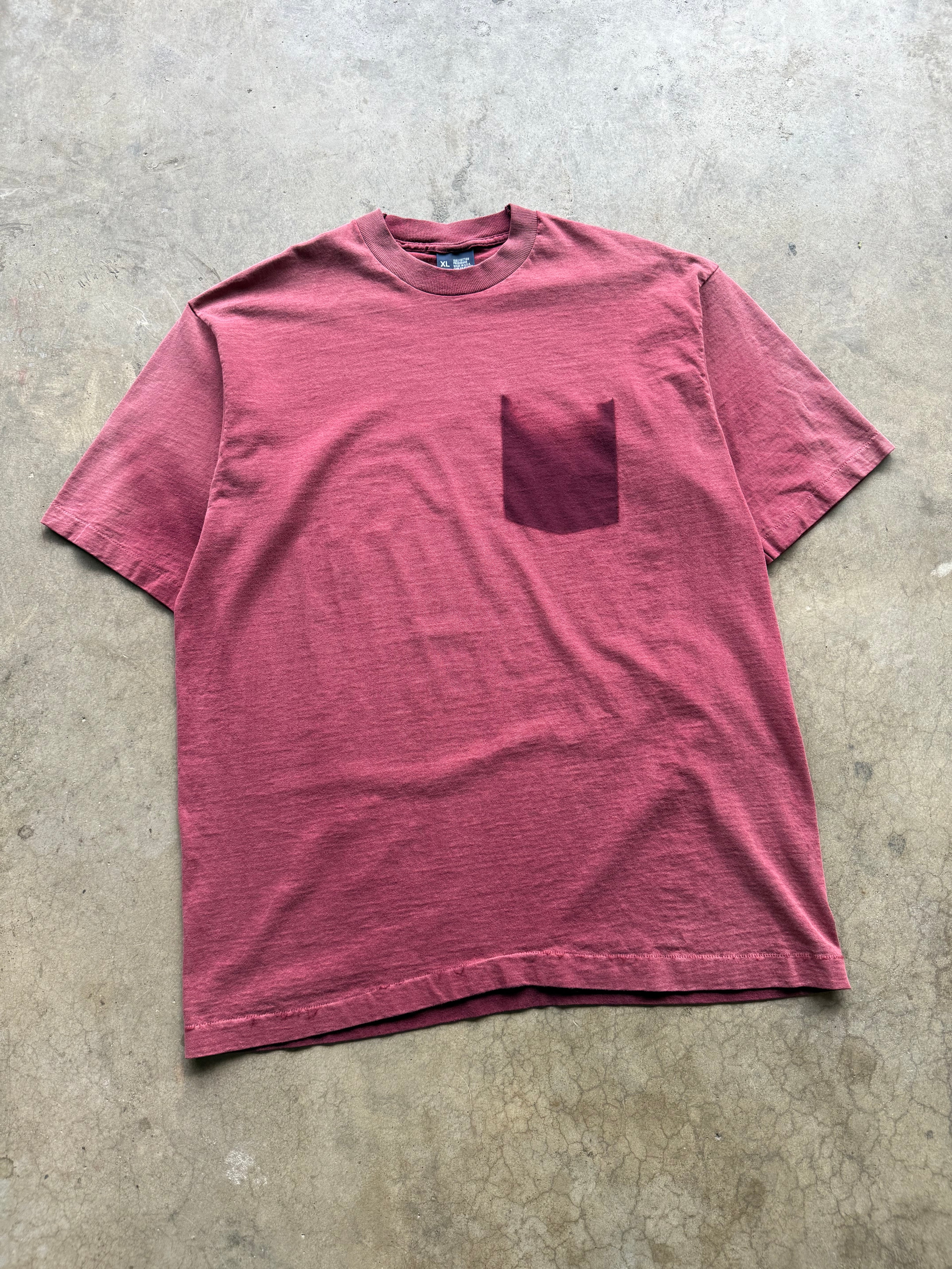Red Ghost Pocket Tee