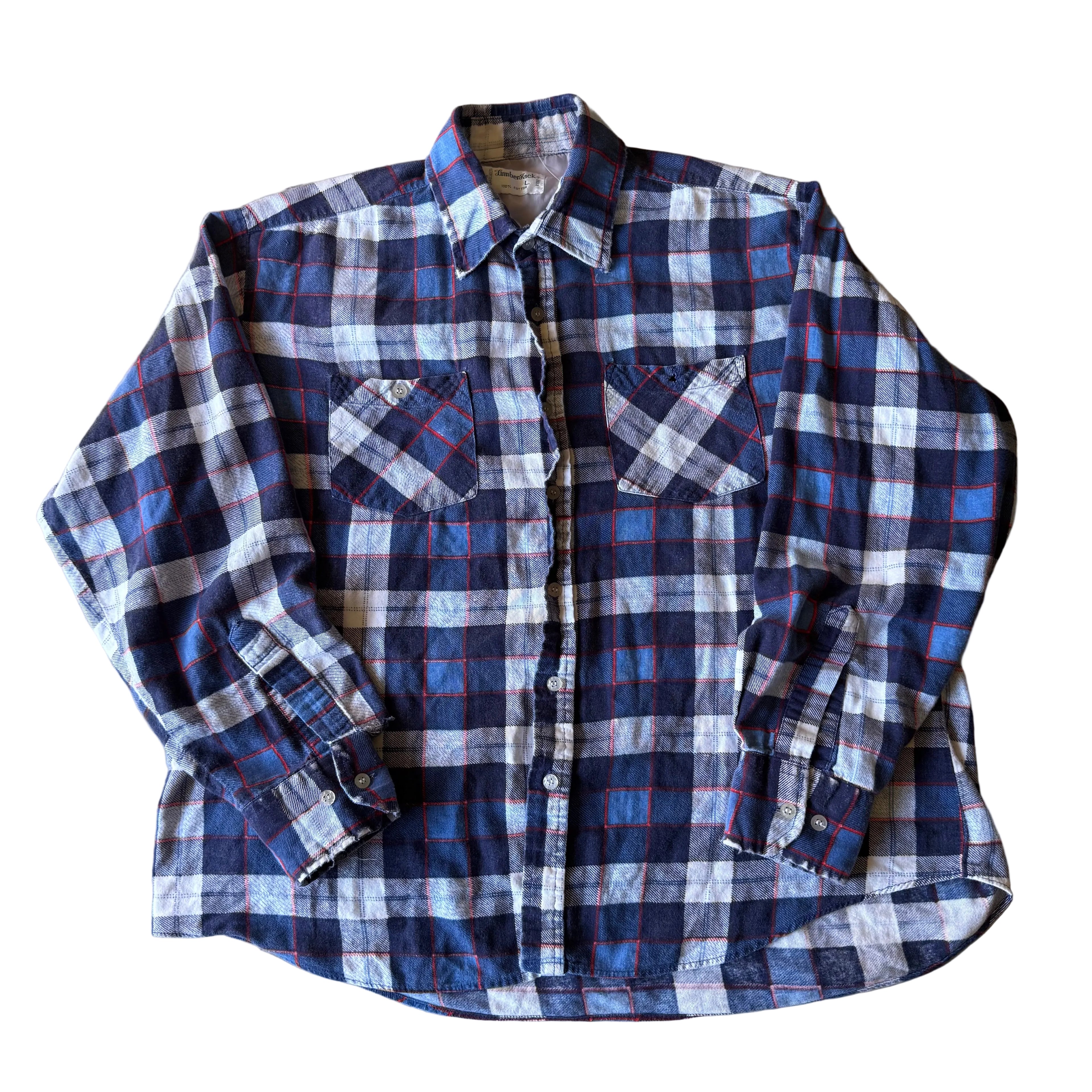 Blue Cotton Flannel