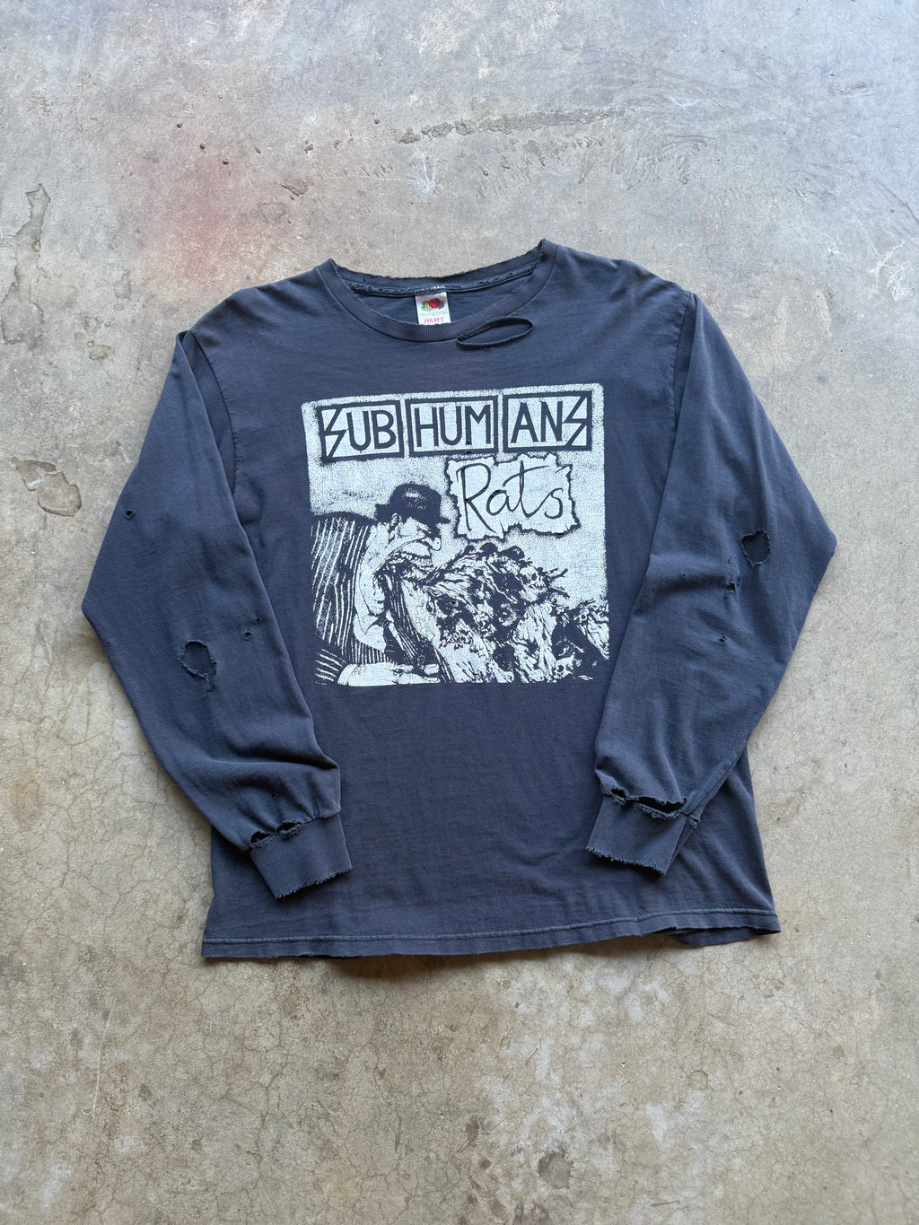 Thrashed Sub-Humans L/S Tee