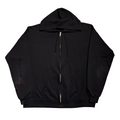 Black Zip-Up Hoodie
