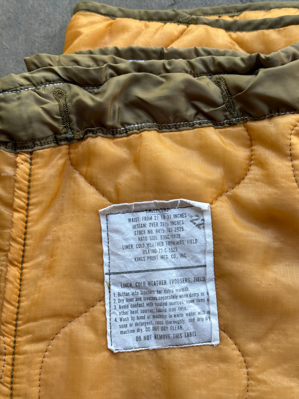 M65 Liner Pants