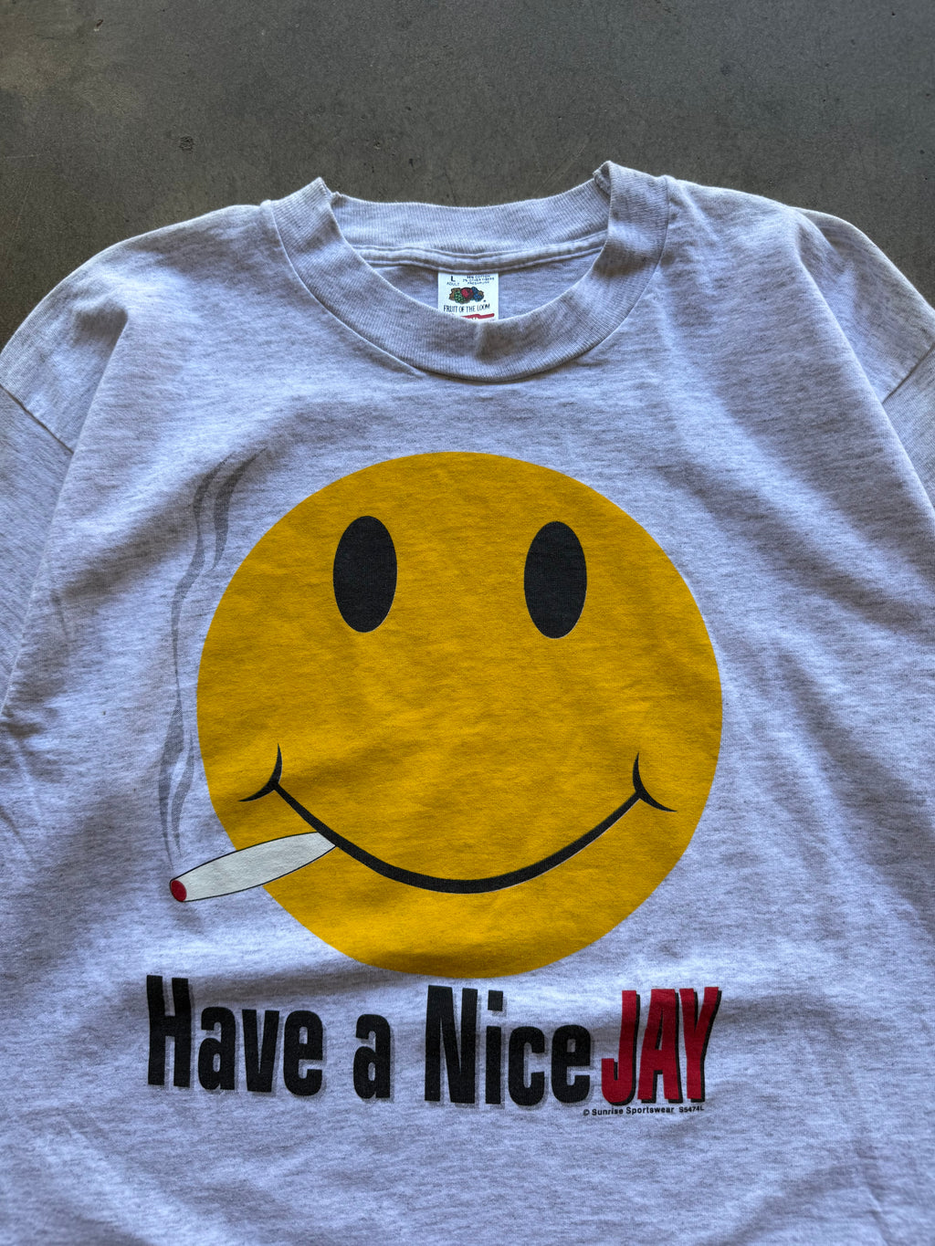 Smoking Smiley Tee