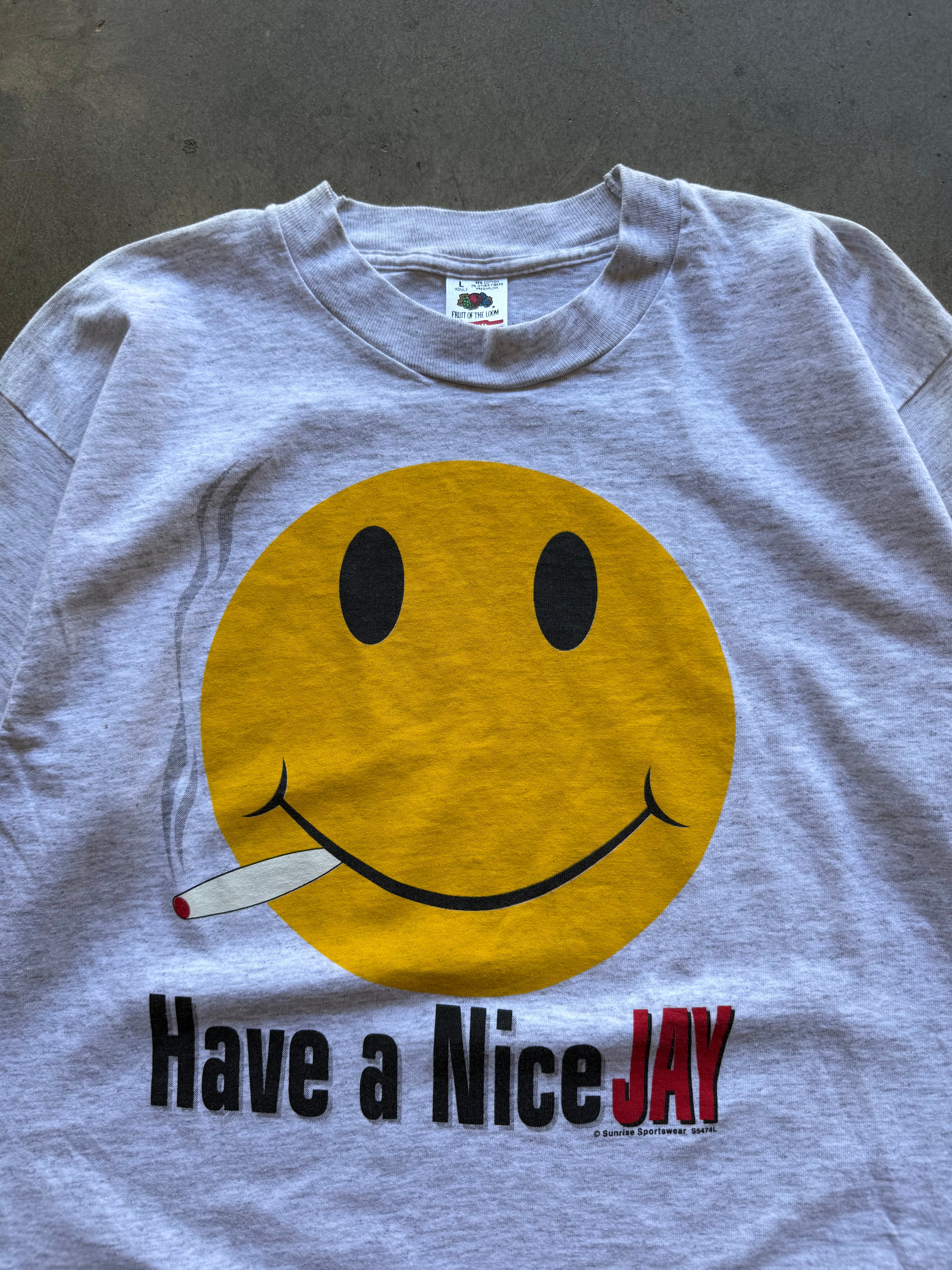 Smoking Smiley Tee
