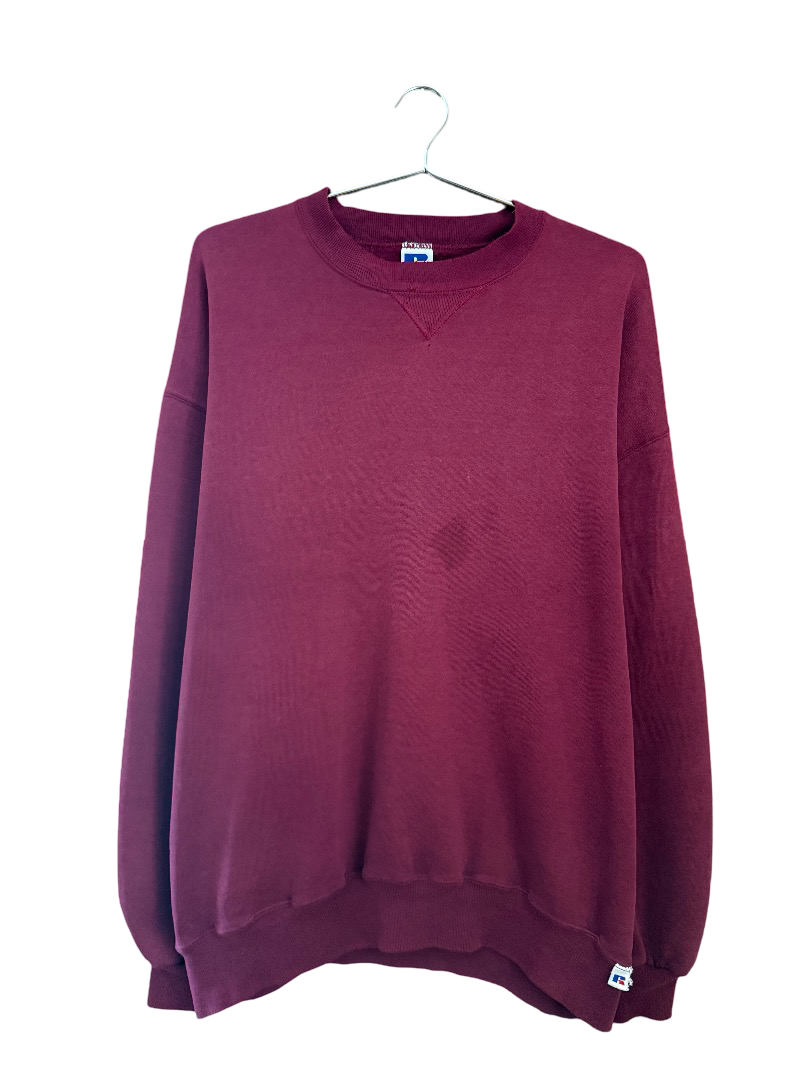 Faded Wine-Red Russell Sweat