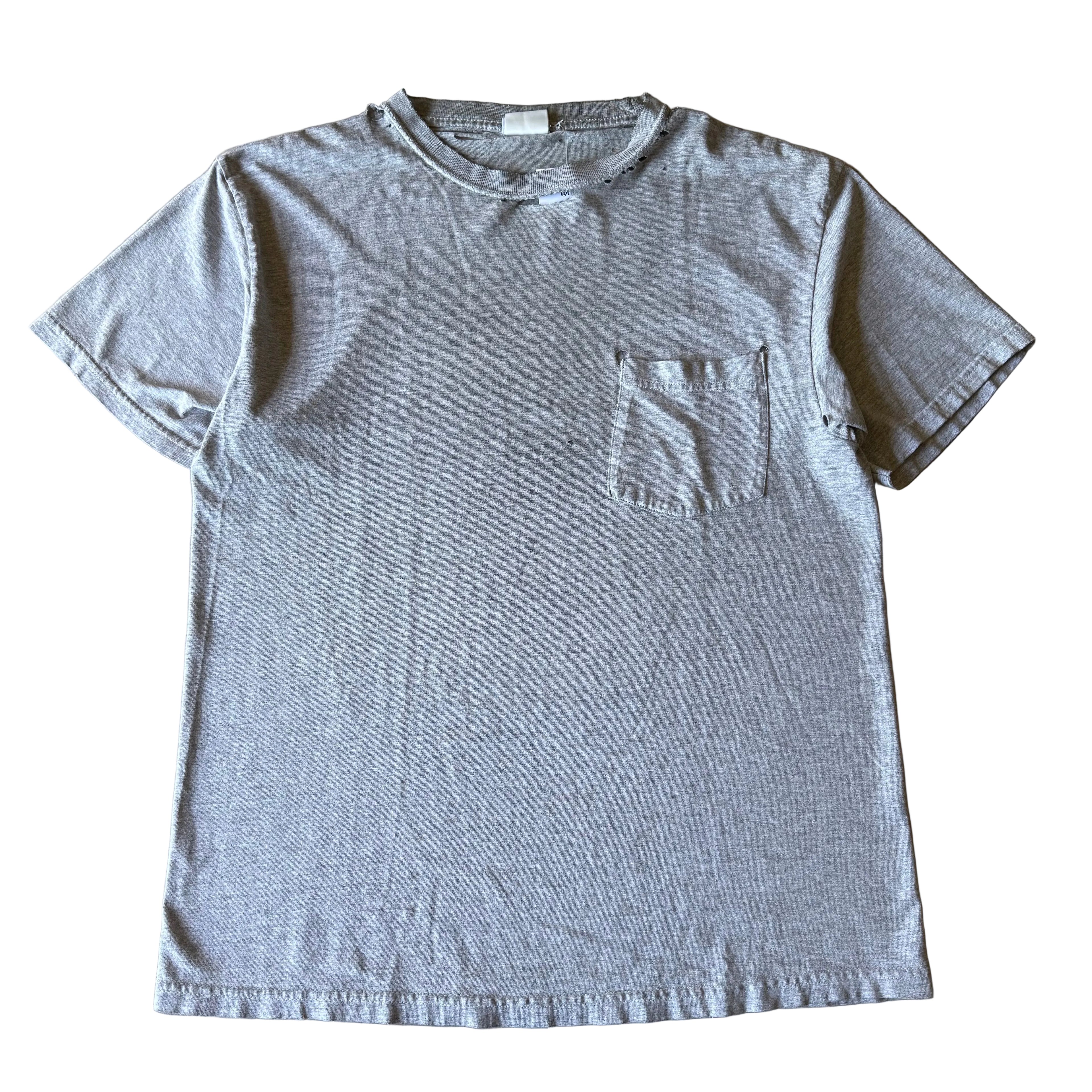 Thrashed Grey Pocket Tee