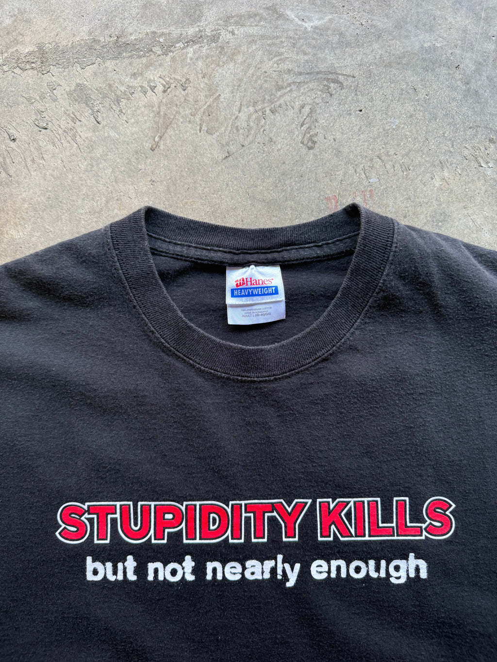 "Stupidity Kills' Tee