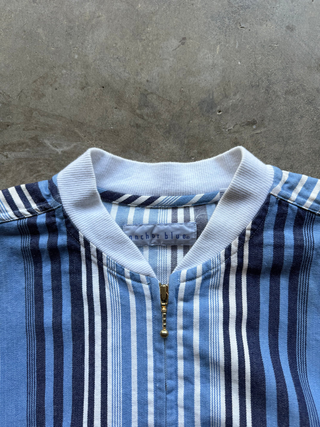 Anchor Blue Striped Jacket